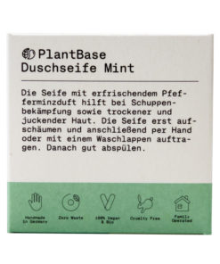 Duschseife Mint von Plantbas