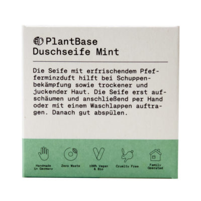 Duschseife Mint von Plantbas