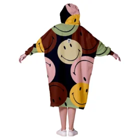 Rain Poncho Retro Smiley von Rainkiss