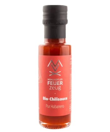 Bio Chilisauce Habanero Pur von Mühlviertler Feuerzeug