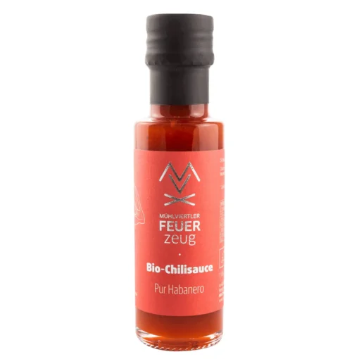 Bio Chilisauce Habanero Pur von Mühlviertler Feuerzeug