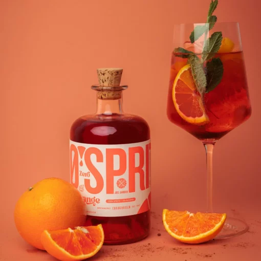 Jos. Garden Zero Spritz Blutorange BIO, alkoholfrei – Bild 4