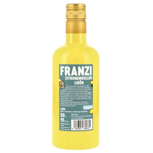 Franzi Zitronenrollen Likör, limitierte Sommeredition 2025 – Bild 2